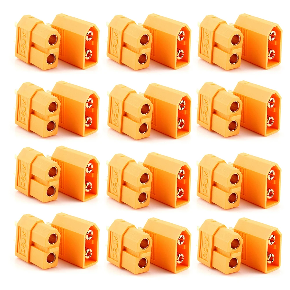 

10pair/lot XT60 XT-60 Male-Female Bullet Connectors Plugs For RC Lipo Battery Car Truck Airplane FPV Drone Quadcopter Boat DIY