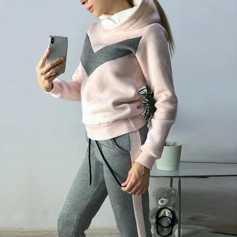 V style 2021 New Design Fashion Hot Sale Suit Set Women Tracksuit Two-piece Style Outfit Sweatshirt Sport Wear
V style 2021 New Design Fashion Hot Sale Suit Set Women Tracksuit Two-piece Style Outfit Sweatshirt Sport Wear