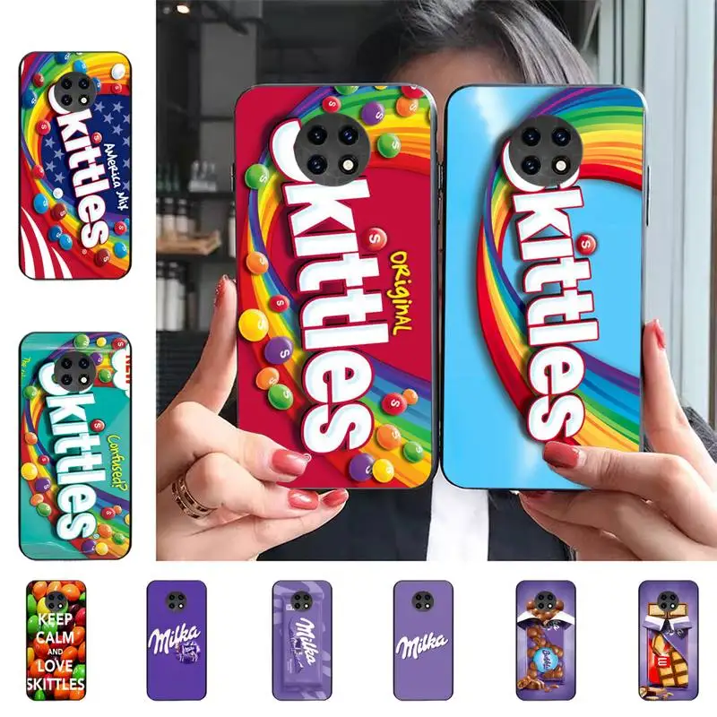 

Skittles Sweet Sour Fruit Candies Chocolate Milka Phone Case For Redmi 9 5 S2 K30pro for Redmi 8 7 7A note 5 5A Capa