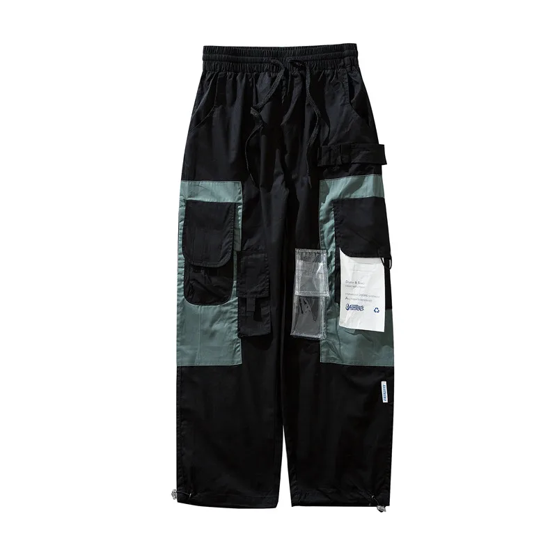 2019 Men Harajuku style Multi-pocket patchwork Joggers Casual Pants Fashion streetwear man Elastic waist Loose cargo Trousers
2019 Men Harajuku style Multi-pocket patchwork Joggers Casual Pants Fashion streetwear man Elastic waist Loose cargo Trousers