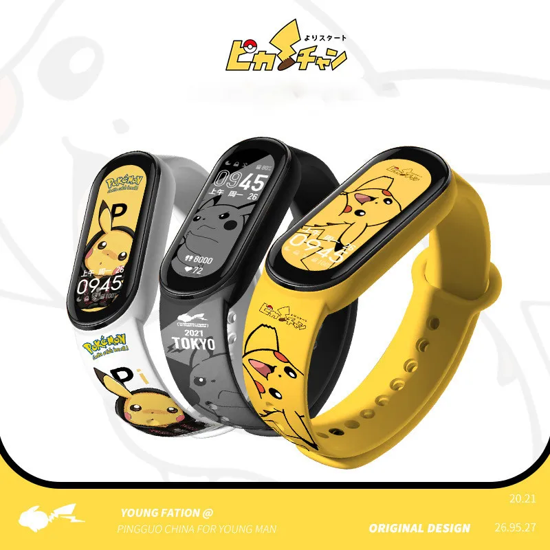 Pokemon Bikachu Wristband for Xiaomi Mi Band 3-6 Wristband Bracelet Replacement for Mi Band Smart Accessories Toys Gift for Kids
Pokemon Bikachu Wristband for Xiaomi Mi Band 3-6 Wristband Bracelet Replacement for Mi Band Smart Accessories Toys Gift for Kids