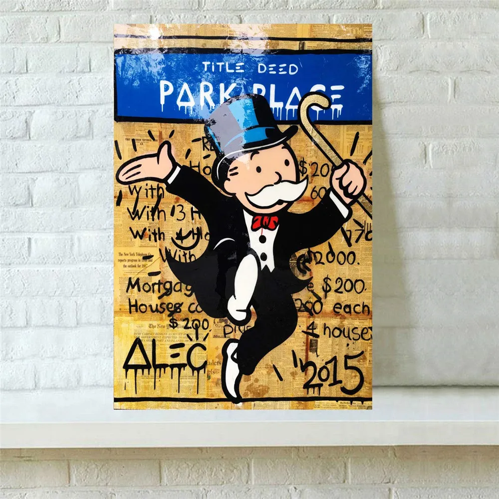 Alec Monopolys Kunst Graffiti , Painting Canvas Modern Art Decorative Wall Pictures Home Decor
Alec Monopolys Kunst Graffiti , Painting Canvas Modern Art Decorative Wall Pictures Home Decor