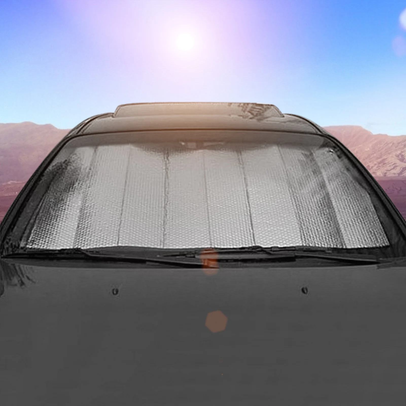 Automobile Sunshade Cover Anti-UV Car Windshield Aluminum Foil Sun Shade Waterproof Protector Cover Car Front Windscreen Cover
Automobile Sunshade Cover Anti-UV Car Windshield Aluminum Foil Sun Shade Waterproof Protector Cover Car Front Windscreen Cover