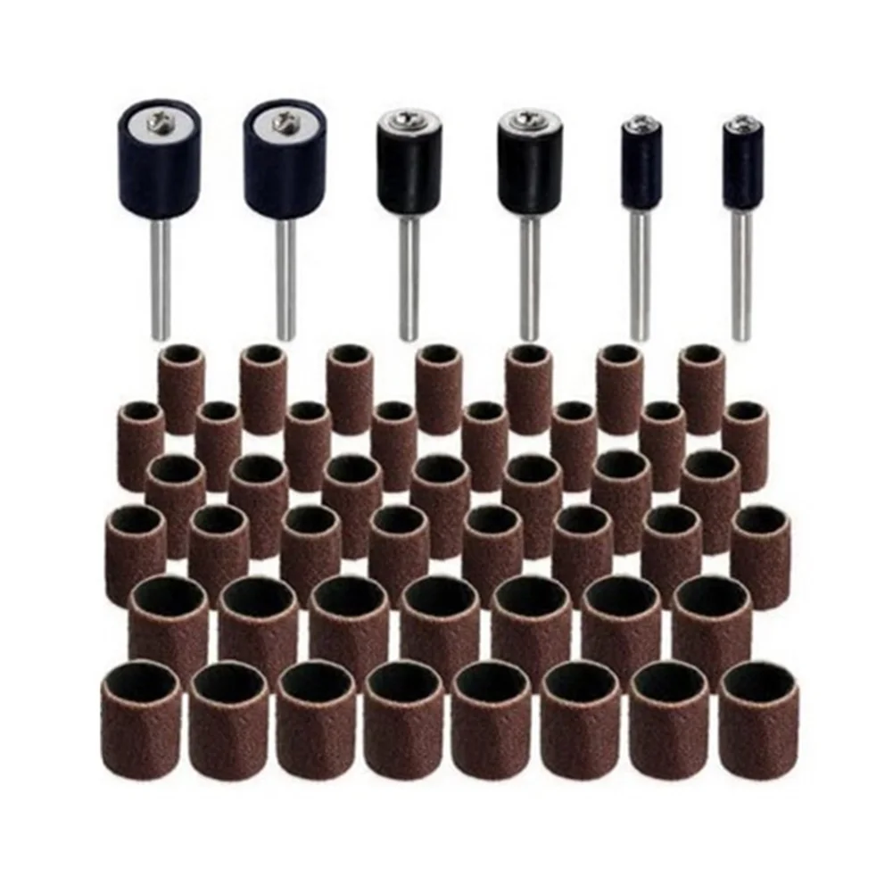 51pcs Sanding Drum Band Mandrel 1/2in 3/8in 1/4in 120 Grit Rotary Tool Kit Sand Drum Mandrel Sandpaper Ring Rubber Grinding Set
51pcs Sanding Drum Band Mandrel 1/2in 3/8in 1/4in 120 Grit Rotary Tool Kit Sand Drum Mandrel Sandpaper Ring Rubber Grinding Set