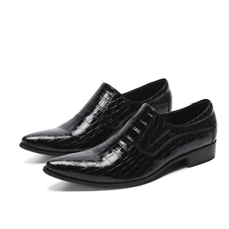 Men Classic Business Shoes Man Dress Shoes Fashion Korea Pointed Toe Slip On Formal Wedding Shoes Men Black Lattice 2021 New
Men Classic Business Shoes Man Dress Shoes Fashion Korea Pointed Toe Slip On Formal Wedding Shoes Men Black Lattice 2021 New