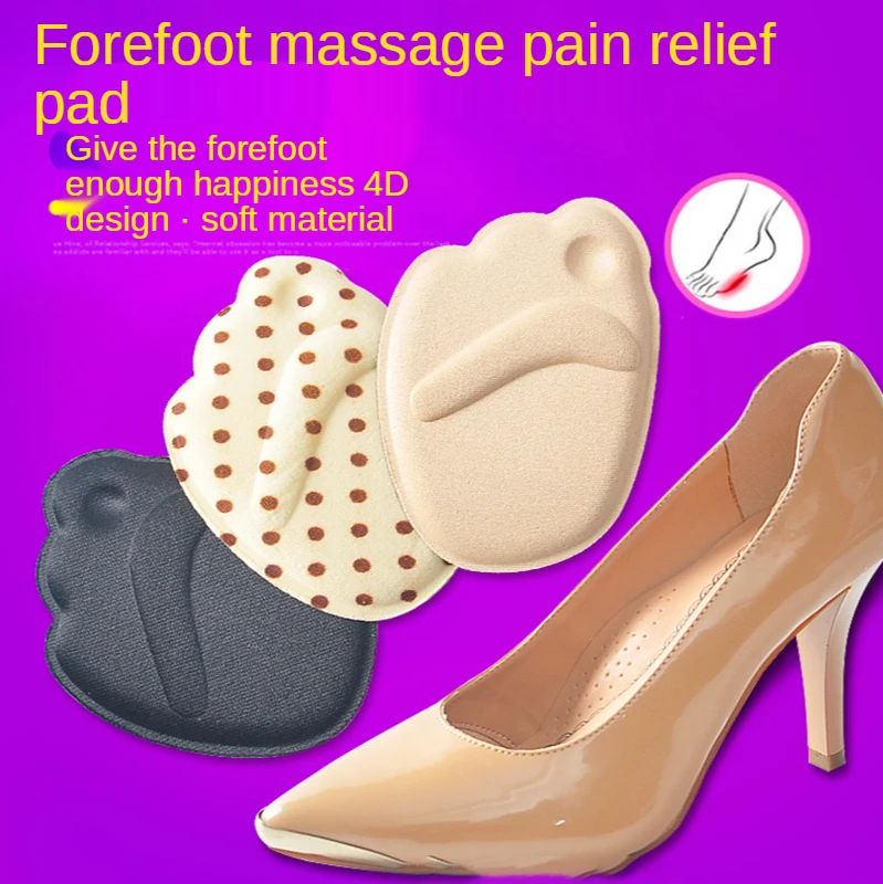 Ladies Massage Cushion PU Forefoot Cushion High Heels Wear-resistant Feet Non-slip Insole Sponge Half-yard Forefoot Pad
Ladies Massage Cushion PU Forefoot Cushion High Heels Wear-resistant Feet Non-slip Insole Sponge Half-yard Forefoot Pad