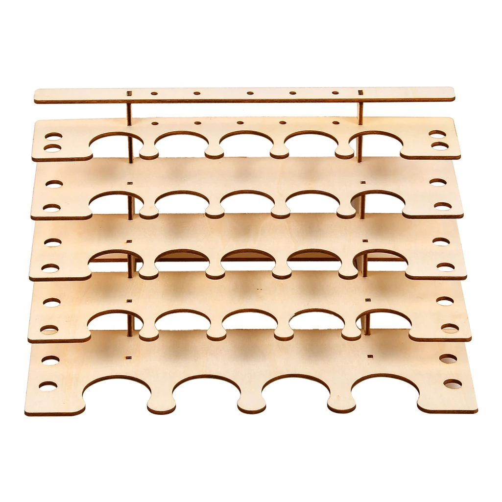 Wooden Pigment Rack Stand Organizer Hobby Building for Holding Water Paint Bottles and Brushes Suitable for Tamiya
Wooden Pigment Rack Stand Organizer Hobby Building for Holding Water Paint Bottles and Brushes Suitable for Tamiya