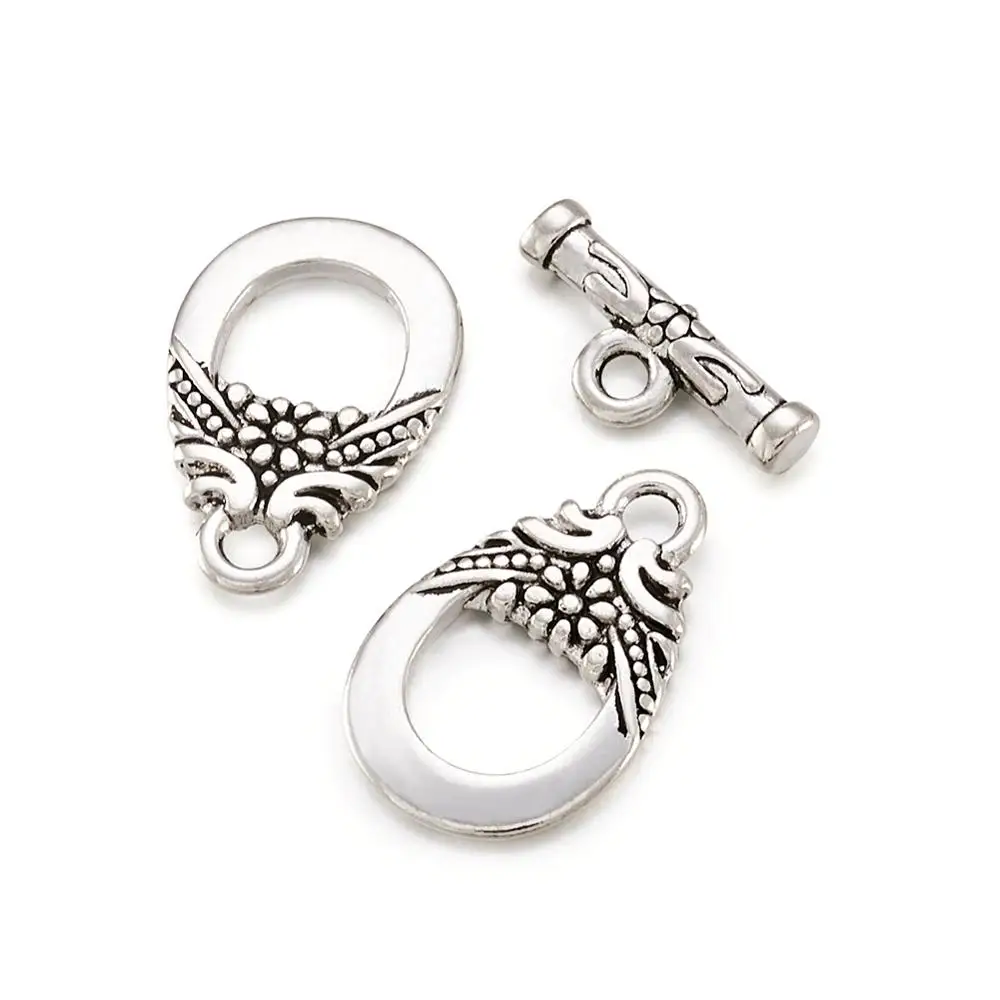 20Set Alloy Toggle Clasps Connector Tibetan Style Charms for Necklace Bracelet Jewelry DIY Making Findings Antique Silver Color
20Set Alloy Toggle Clasps Connector Tibetan Style Charms for Necklace Bracelet Jewelry DIY Making Findings Antique Silver Color