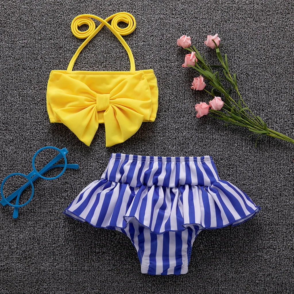 Girl Swimwear Toddler Baby Striped Printed Sleeveless Bow Bikini Set Swimsuit Beachwear Kids Bathing Suit кђпалник деский #4
Girl Swimwear Toddler Baby Striped Printed Sleeveless Bow Bikini Set Swimsuit Beachwear Kids Bathing Suit кђпалник деский #4