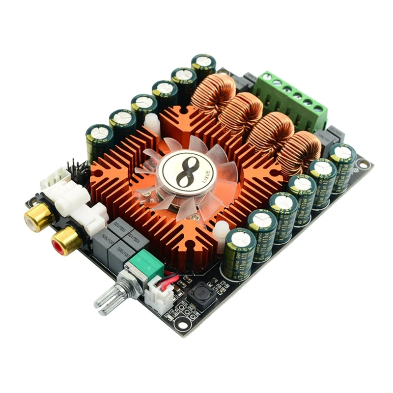 TDA7498E High Power Digital Power Amplifier Board 2.0 Stereo 160Wx2 for Home Sound Systems Support BTL220W
TDA7498E High Power Digital Power Amplifier Board 2.0 Stereo 160Wx2 for Home Sound Systems Support BTL220W