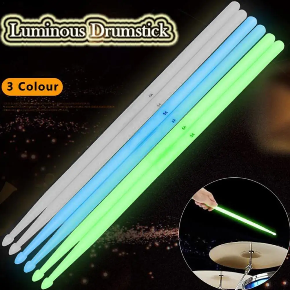 1 Pair Of Fluorescent Drum Sticks 5A Nylon Drum Drum Sticks Luminous Drum Sticks Jazz Drum Sticks Stage Performance Glowing Drum
1 Pair Of Fluorescent Drum Sticks 5A Nylon Drum Drum Sticks Luminous Drum Sticks Jazz Drum Sticks Stage Performance Glowing Drum
