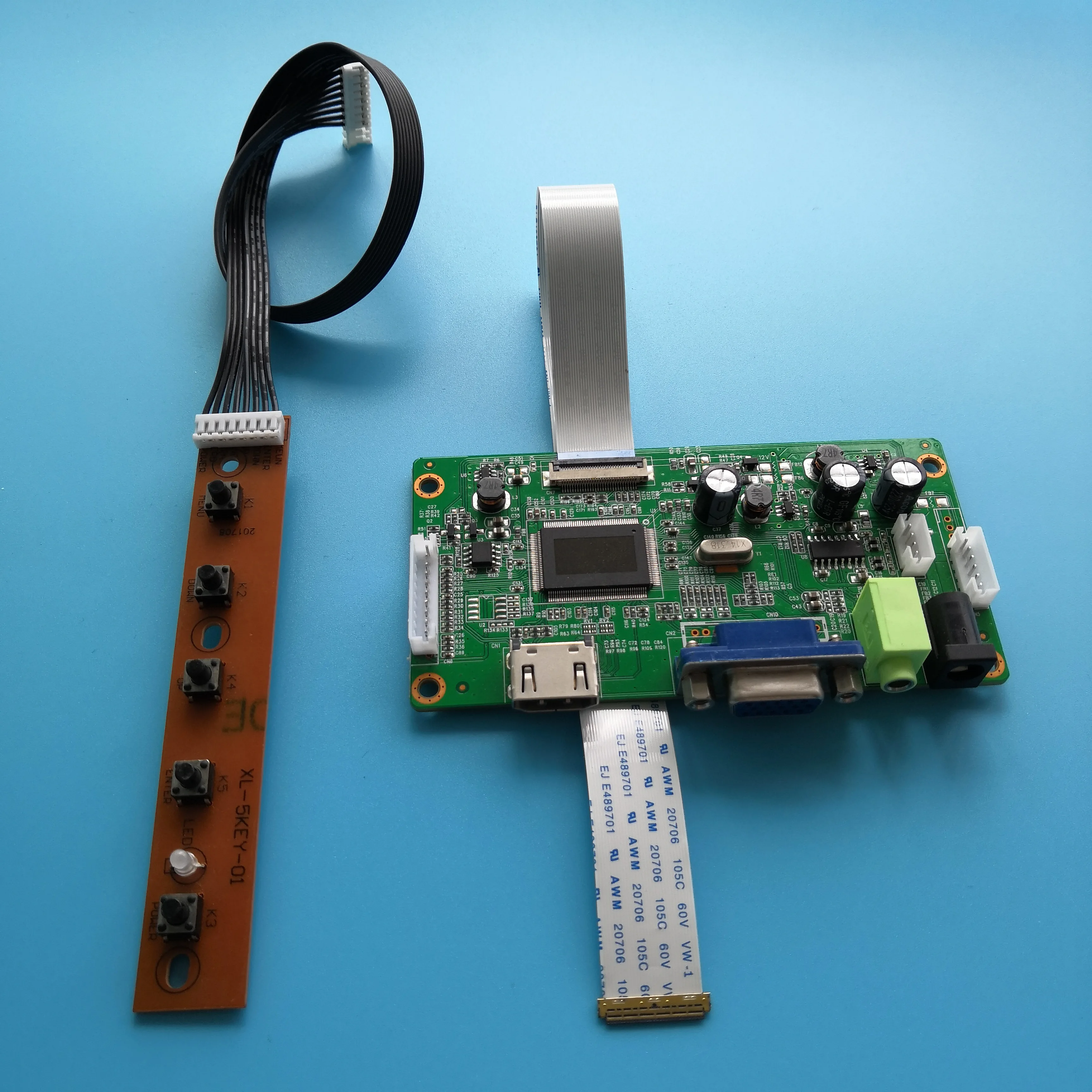 for NV140FHM-N3B monitor KIT VGA 30Pin LCD DRIVER 1920×1080 14" SCREEN Controller board display DIY EDP LED
for NV140FHM-N3B monitor KIT VGA 30Pin LCD DRIVER 1920×1080 14" SCREEN Controller board display DIY EDP LED