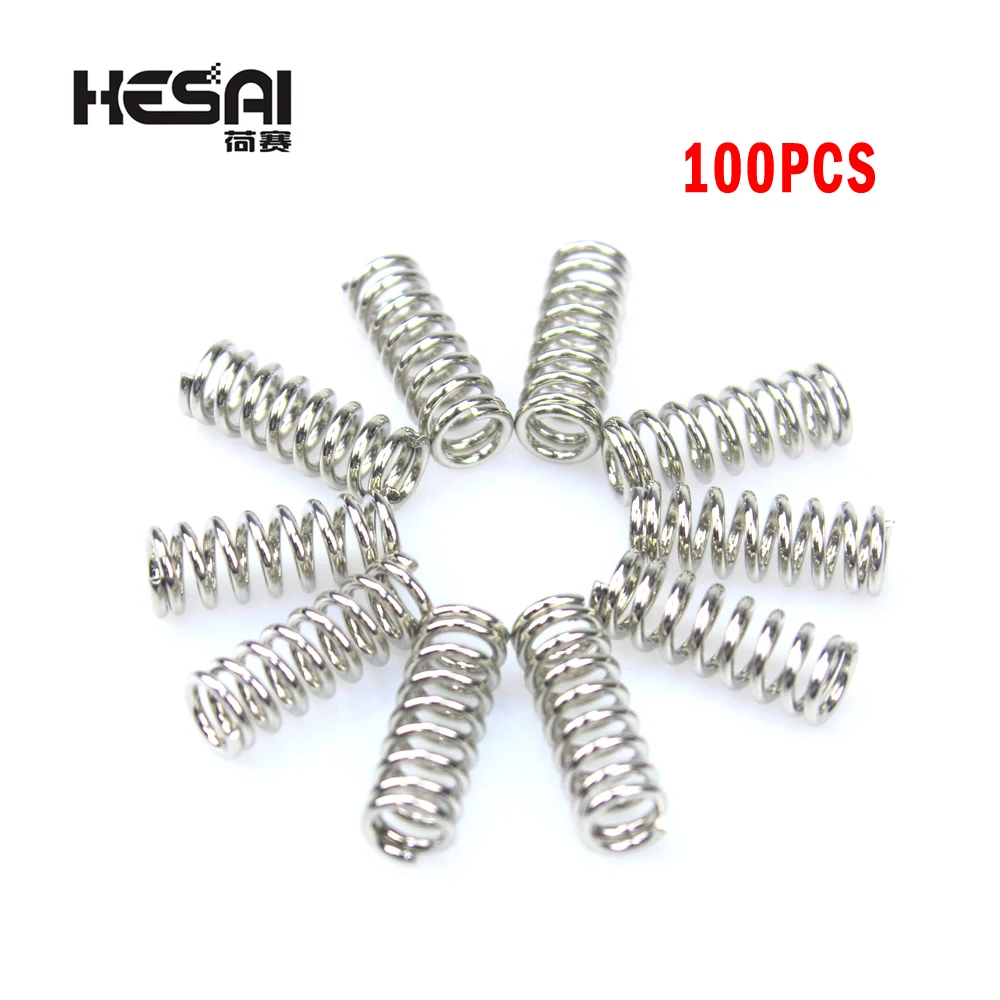 100PCS/Lot Hot Sale 3D Printer Accessory Feeder Spring For Ultimaker Makerbot Wade Extruder Nickel Plating 1.2mm 20 mm
100PCS/Lot Hot Sale 3D Printer Accessory Feeder Spring For Ultimaker Makerbot Wade Extruder Nickel Plating 1.2mm 20 mm