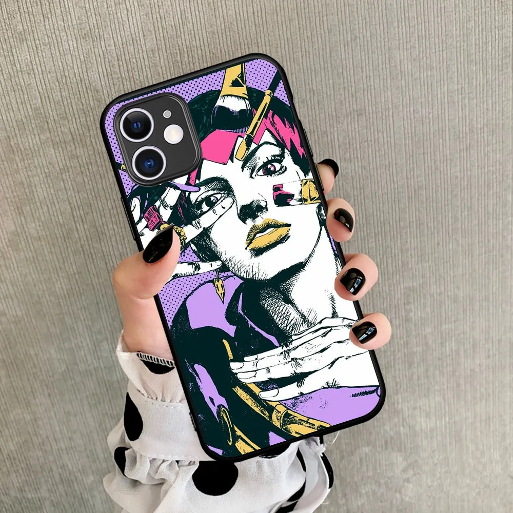 Cool Anime JoJos Bizarre Adventure Phone Case For iPhone 12 11 Pro max 8 7 6 6S Plus XR X XS Max SE 2020 cartoon silicone Cover
Cool Anime JoJos Bizarre Adventure Phone Case For iPhone 12 11 Pro max 8 7 6 6S Plus XR X XS Max SE 2020 cartoon silicone Cover