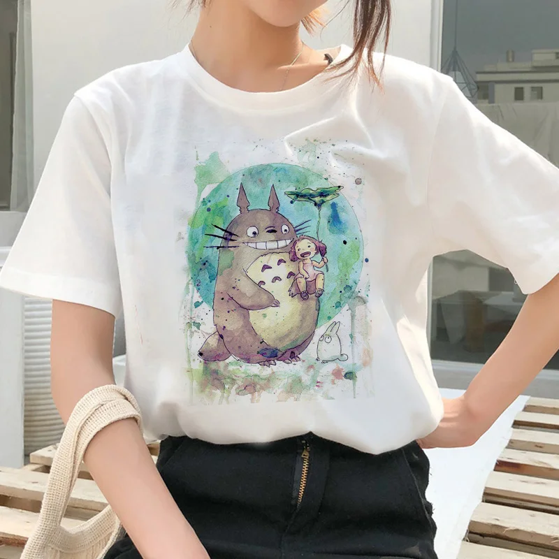 WK Totoro Spirit Away T Shirt Studio Ghibli Femme Japanese Anime Women Tshirt Cartoon T-shirt White Tops Women
WK Totoro Spirit Away T Shirt Studio Ghibli Femme Japanese Anime Women Tshirt Cartoon T-shirt White Tops Women