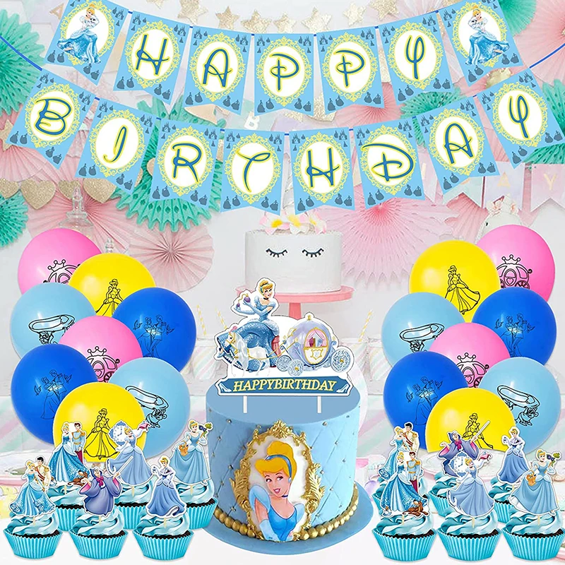 Disney Cinderella Party Supplies Decorations Princess Supplies Birthday Favors Anime Figure Toy for Children Girls
Disney Cinderella Party Supplies Decorations Princess Supplies Birthday Favors Anime Figure Toy for Children Girls