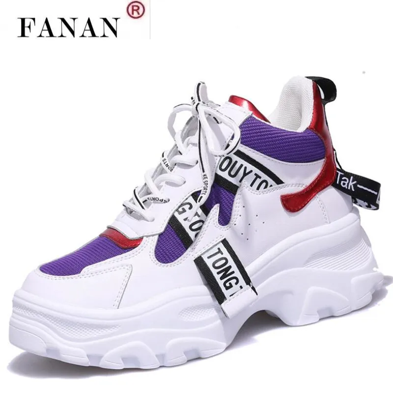 FANAN 2021 Spring New Leather Women's Platform Chunky Sneakers Fashion Women Flat Thick Sole Shoes Woman Dad Footwear S1280
FANAN 2021 Spring New Leather Women's Platform Chunky Sneakers Fashion Women Flat Thick Sole Shoes Woman Dad Footwear S1280