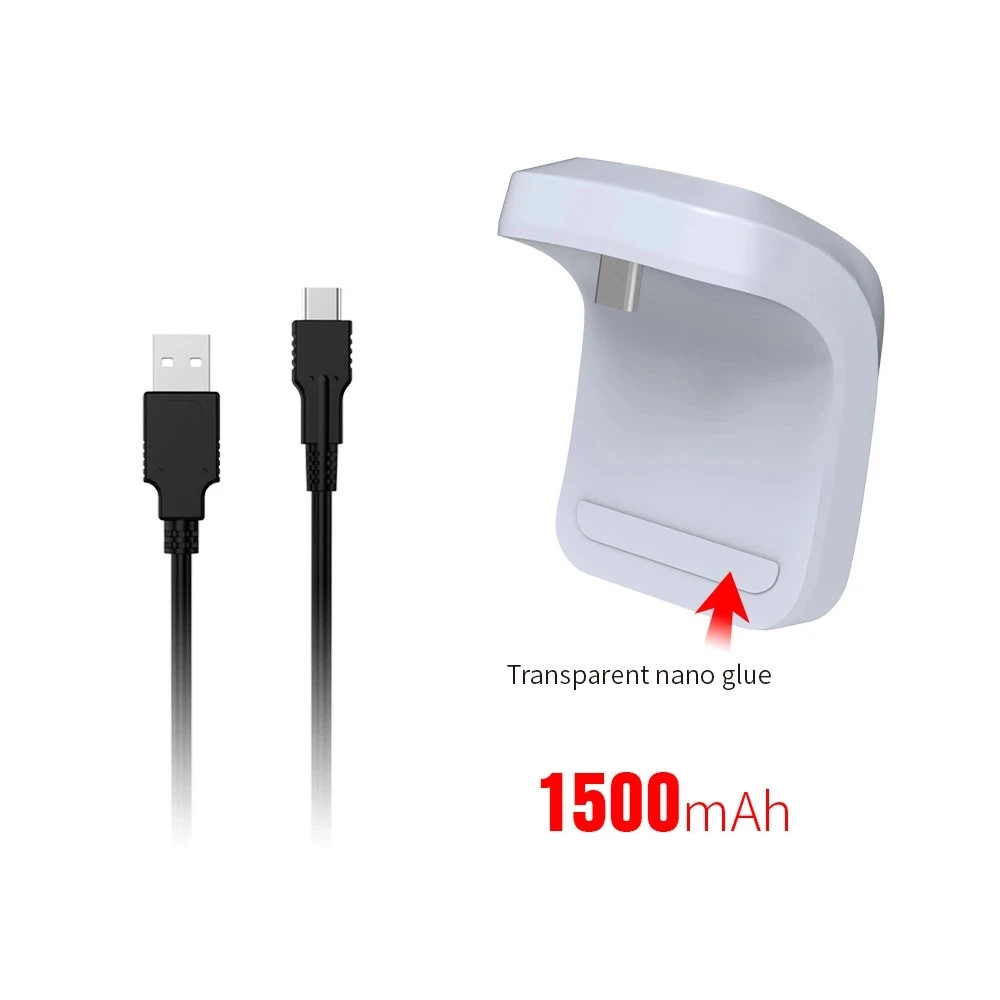 LED 1500mAh Batteries with USB Cable for PS5 Wireless Controller Rechargeable Battery Pack External Back Mount Power Bank Clip
LED 1500mAh Batteries with USB Cable for PS5 Wireless Controller Rechargeable Battery Pack External Back Mount Power Bank Clip