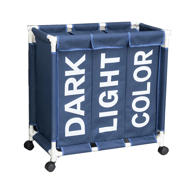 Large Rolling Laundry Basket Organizer 3 Grid Large Laundry Hamper Bin Waterproof Laundry Bags For Dirty Clothes Storage Box
Large Rolling Laundry Basket Organizer 3 Grid Large Laundry Hamper Bin Waterproof Laundry Bags For Dirty Clothes Storage Box