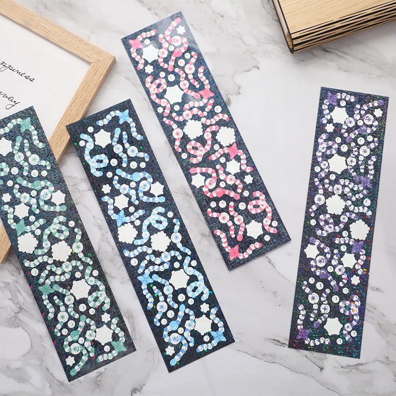 1PC Laser BlingBling Twisted Beads Scrapbook Idol Card DIY Planner Diary Photo Album Mobile Phone Computer Sticker
1PC Laser BlingBling Twisted Beads Scrapbook Idol Card DIY Planner Diary Photo Album Mobile Phone Computer Sticker