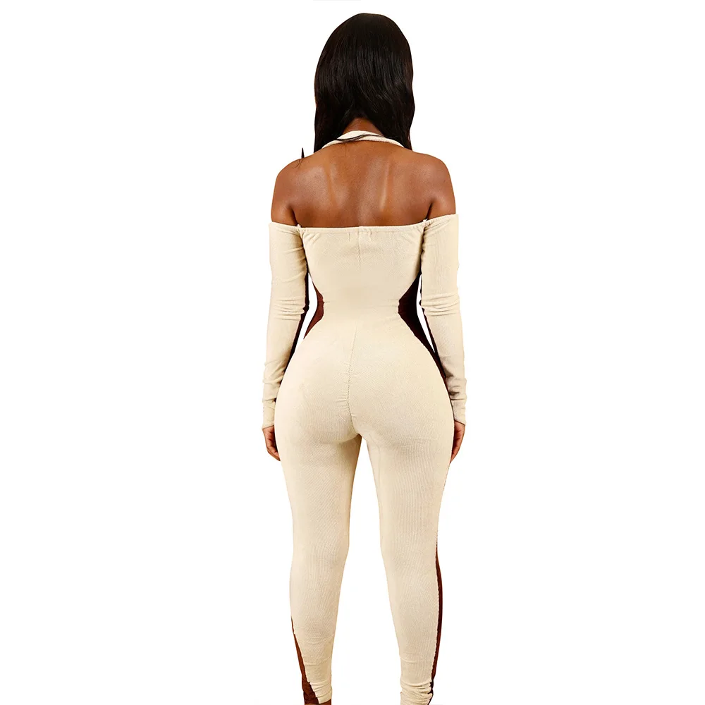 Fast Selling European And American Cross-border Women's Wear Low Chest Sexy Open Shoulder Color Combo Pants
Fast Selling European And American Cross-border Women's Wear Low Chest Sexy Open Shoulder Color Combo Pants