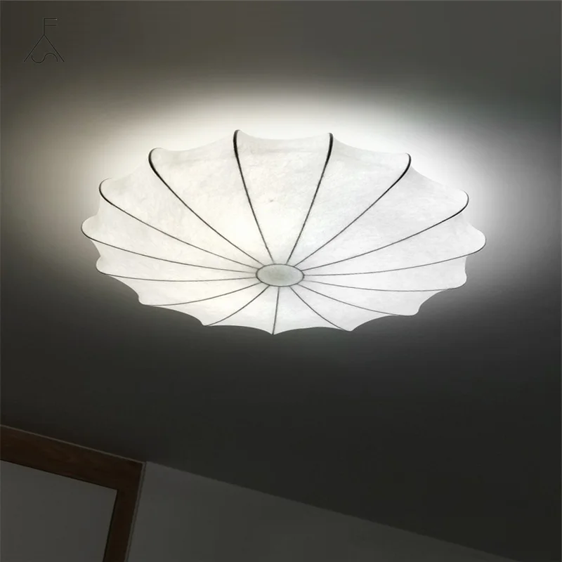 Japanese-style Imitation Silk Ceiling Lamp Nordic Living Room Modern Minimalist Bedroom Lamp Personality Art Round Ceiling Lamp
Japanese-style Imitation Silk Ceiling Lamp Nordic Living Room Modern Minimalist Bedroom Lamp Personality Art Round Ceiling Lamp