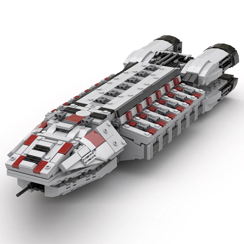 Space Series Battlestarrss Spaceship Wars Transport Ship Assembly Building Blocks Kids MOC Toys Boys Child
Space Series Battlestarrss Spaceship Wars Transport Ship Assembly Building Blocks Kids MOC Toys Boys Child
