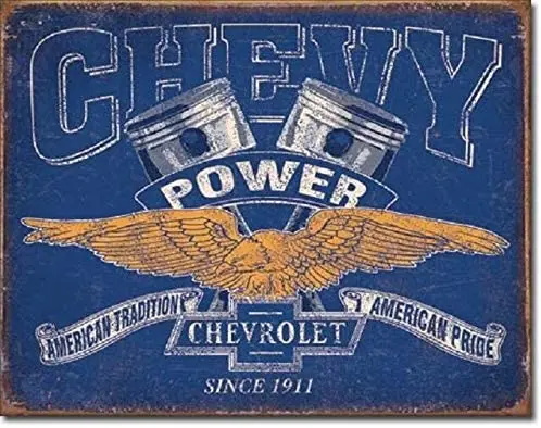 Chevy Power Retro Logo Auto Dealer Service Car Garage Wall Decor 12x16 INCH Metal Tin Sign Plaque Poster
Chevy Power Retro Logo Auto Dealer Service Car Garage Wall Decor 12x16 INCH Metal Tin Sign Plaque Poster