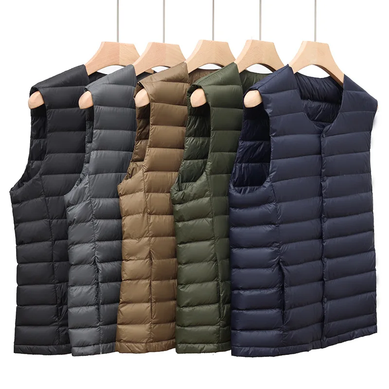 NewBang 7XL Plus Size Men Down Vest Ultra Light Down Vest Portable V-neck Sleeveless Coat Man Winter Without Collar Warm Liner
NewBang 7XL Plus Size Men Down Vest Ultra Light Down Vest Portable V-neck Sleeveless Coat Man Winter Without Collar Warm Liner