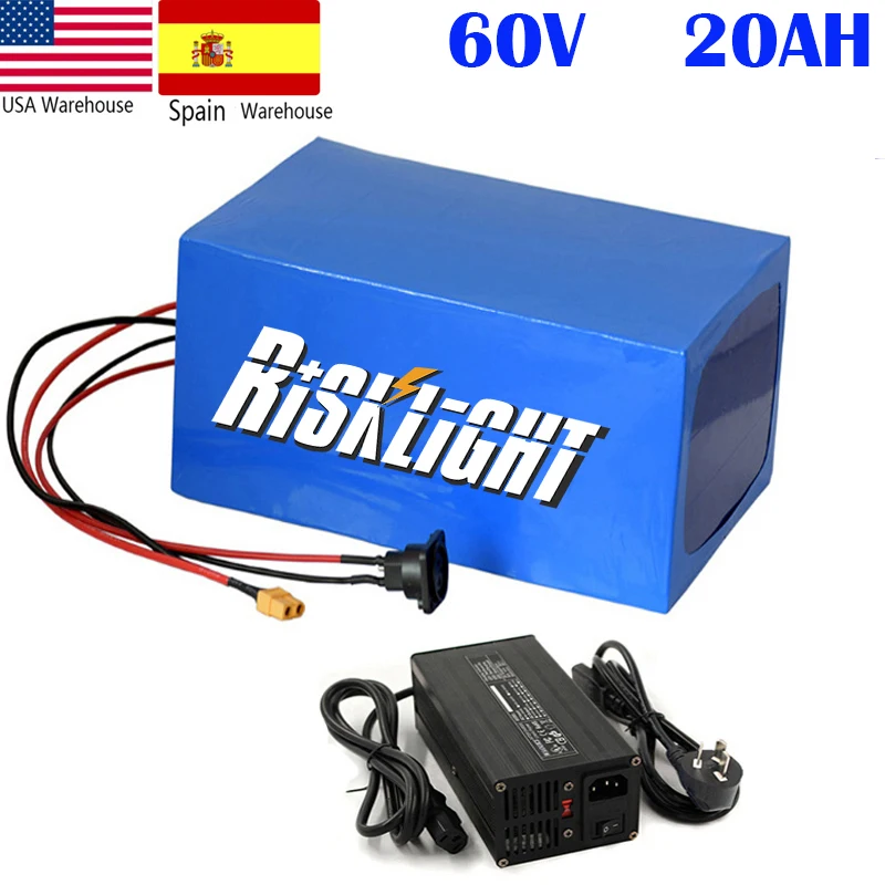 No Tax To EU 60V 20Ah Lithium Ion E-Bike Battery Pack 60 Volt 2000W Electric Citycoco Scooter Motorcycle Bike Rickshaw Golf Cart
No Tax To EU 60V 20Ah Lithium Ion E-Bike Battery Pack 60 Volt 2000W Electric Citycoco Scooter Motorcycle Bike Rickshaw Golf Cart