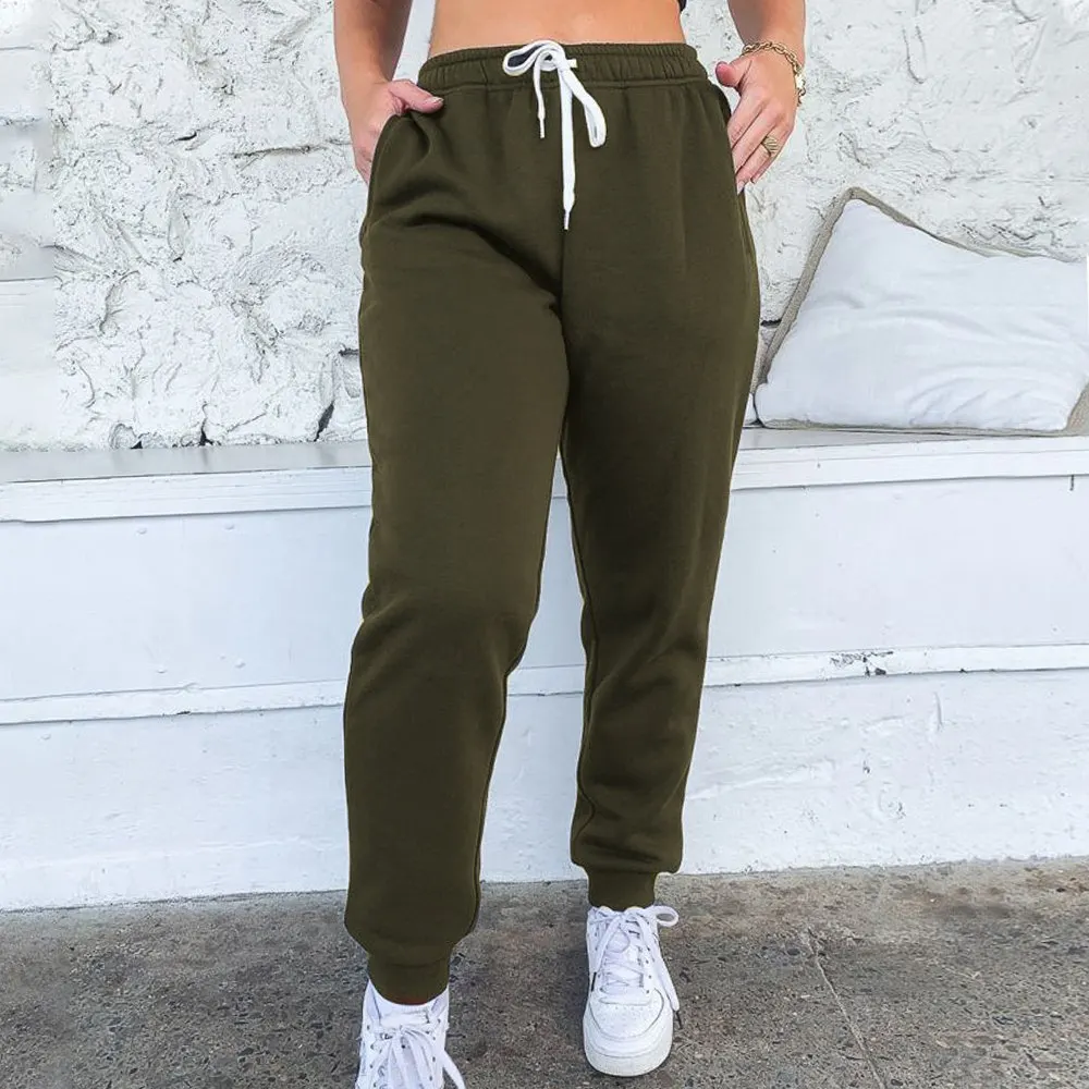 Oeak Women Sport Sweatpants Spring Sports Pants Fashion Solid Female Drawstring Joggers Pants High Waist Running Gym Pants
Oeak Women Sport Sweatpants Spring Sports Pants Fashion Solid Female Drawstring Joggers Pants High Waist Running Gym Pants