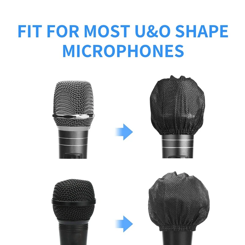 Mic Covers Disposable Non-Woven Cover Microphone Windscreen & Filters for Karaoke | Электроника