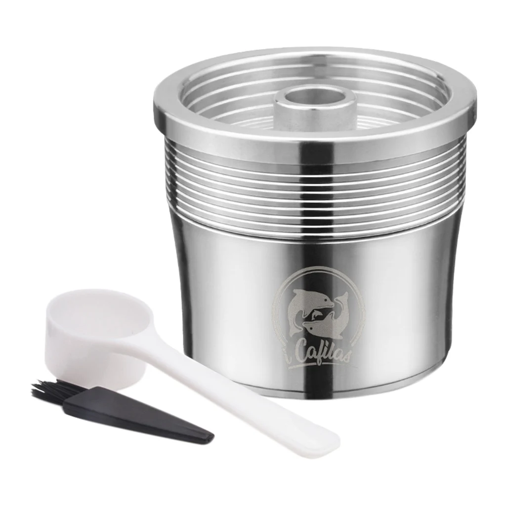 Stainless Steel Refillable Capsule Reusable Pod Compatible with Illy Machines 
Stainless Steel Refillable Capsule Reusable Pod Compatible with Illy Machines