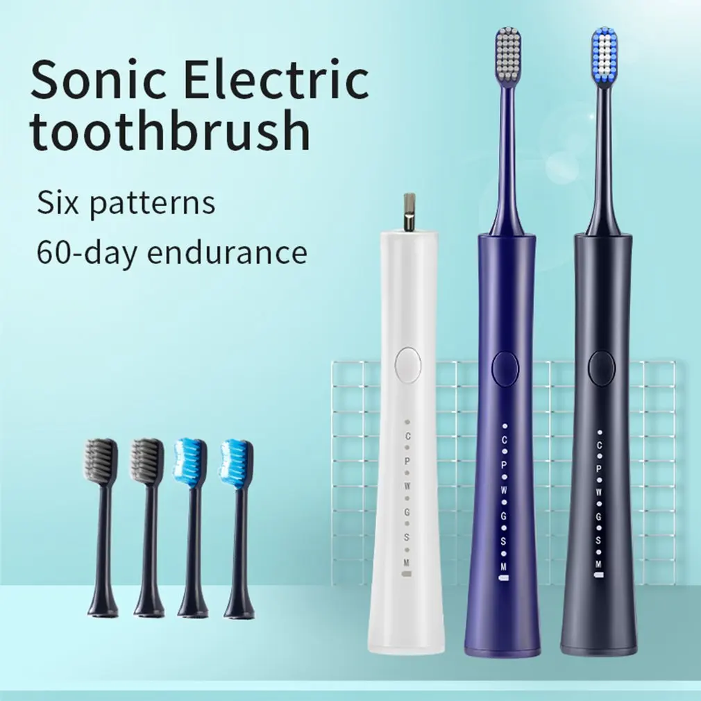 Sonic Electric Toothbrush Waterproof USB Charging Toothbrush With Replacement Brush Heads Home Use Oral Cleaning Tool
Sonic Electric Toothbrush Waterproof USB Charging Toothbrush With Replacement Brush Heads Home Use Oral Cleaning Tool