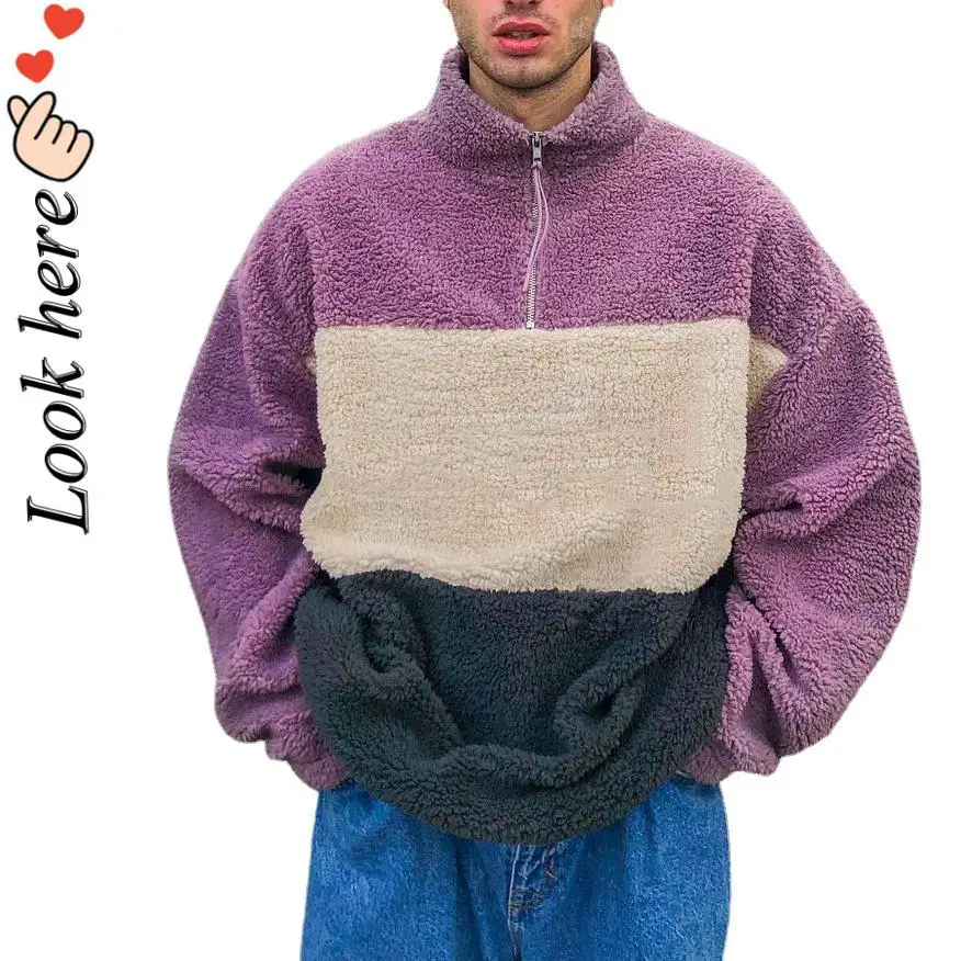 Plush Plaid Sweater Men's Autumn Winter Korean Fashion Loose Vintage Kintwear Thickened Pullogers Tops Round Collar
Plush Plaid Sweater Men's Autumn Winter Korean Fashion Loose Vintage Kintwear Thickened Pullogers Tops Round Collar