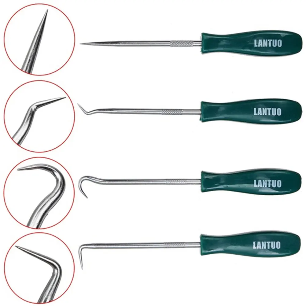 4Pcs Oil Seal Screwdrivers Set Car Auto Vehicle Pick Hooks For Garages General-Plumbers Mechanics Workshop Car Tools 135mm
4Pcs Oil Seal Screwdrivers Set Car Auto Vehicle Pick Hooks For Garages General-Plumbers Mechanics Workshop Car Tools 135mm