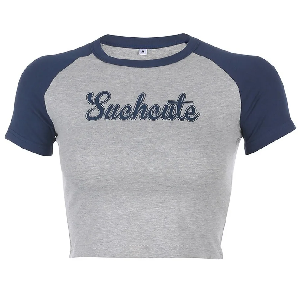 Women's Fashion T-shirt Top Letter Printed Navel Short Sleeve T-shirt Top Cotton Skinny short sleeve top 90s aesthetic clothes
Women's Fashion T-shirt Top Letter Printed Navel Short Sleeve T-shirt Top Cotton Skinny short sleeve top 90s aesthetic clothes