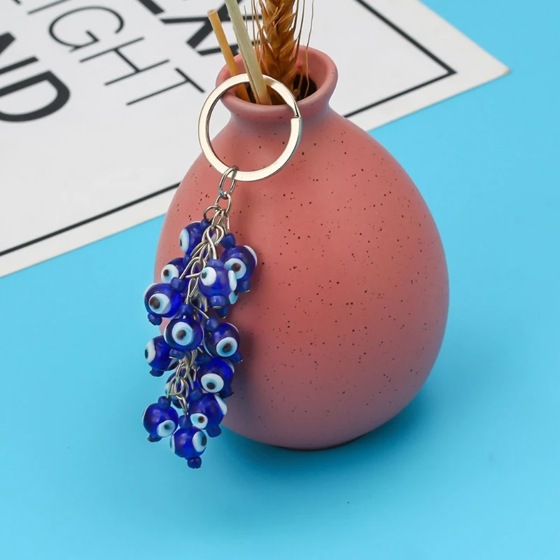Lucky Eyes of Evil Keychain Blue Eye Pendant Wall-mounted Door and Window Decorations Car Accessories Ornaments 
Lucky Eyes of Evil Keychain Blue Eye Pendant Wall-mounted Door and Window Decorations Car Accessories Ornaments