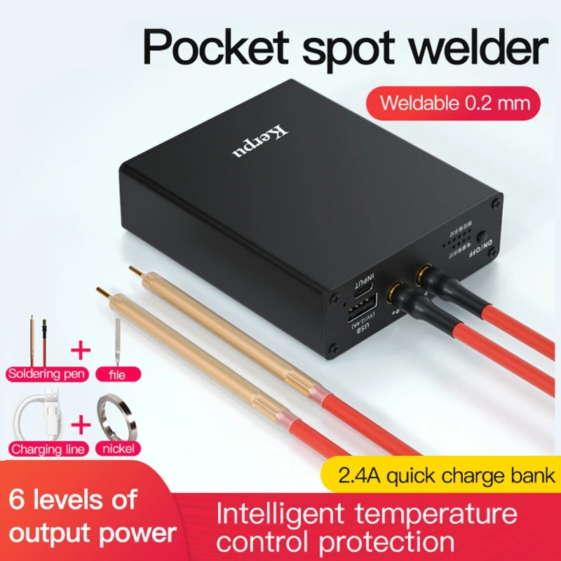 Mini Spot Welder Smart Welding Pen Intelligent Welding Machine with Nickel Sheet Lithium Battery for Household Welding
Mini Spot Welder Smart Welding Pen Intelligent Welding Machine with Nickel Sheet Lithium Battery for Household Welding