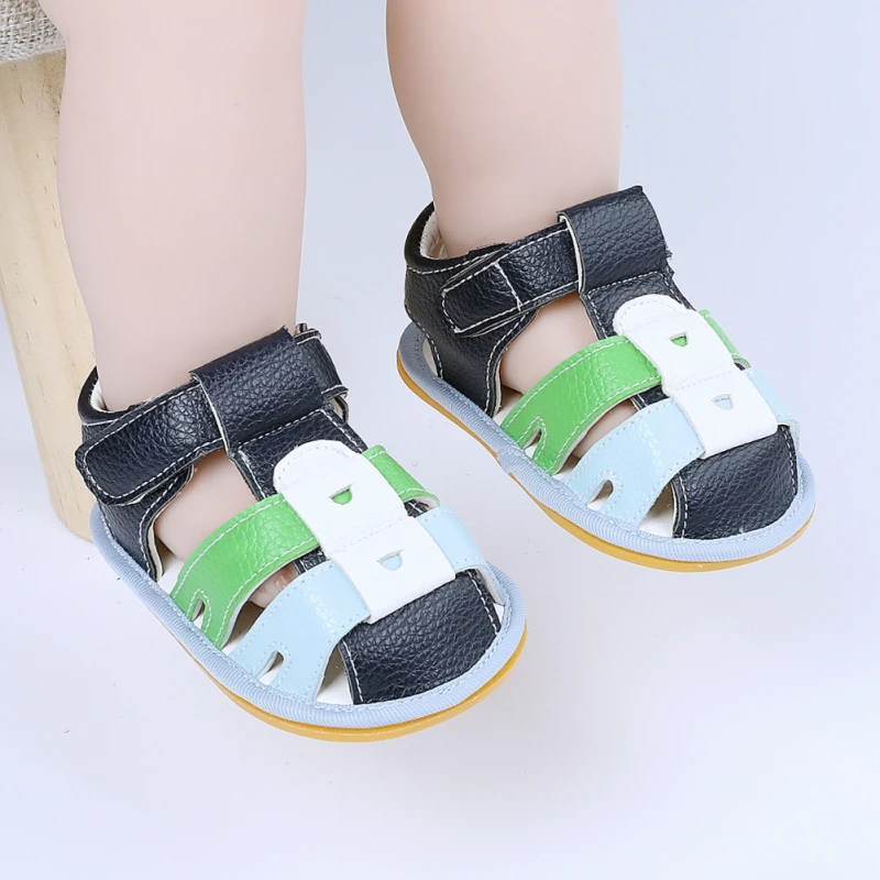 Infant Baby Boys Girls Sandals Non-slip PU Leather Patchwork Color Shoes Fashion First Walkers Sole Flat Summer Kid Shoes
Infant Baby Boys Girls Sandals Non-slip PU Leather Patchwork Color Shoes Fashion First Walkers Sole Flat Summer Kid Shoes
