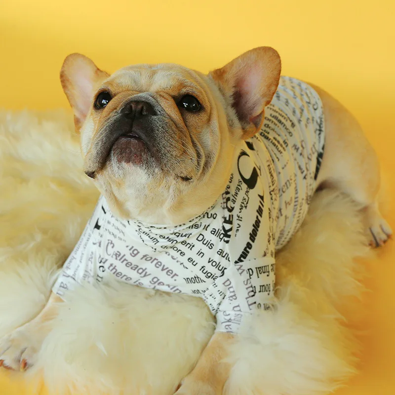 Letters Dog Clothes Hoodie Fashion Dogs Clothing Retro Trendy French Bulldog for Small Pet Costume Spring Autumn Ropa Para Perro
Letters Dog Clothes Hoodie Fashion Dogs Clothing Retro Trendy French Bulldog for Small Pet Costume Spring Autumn Ropa Para Perro