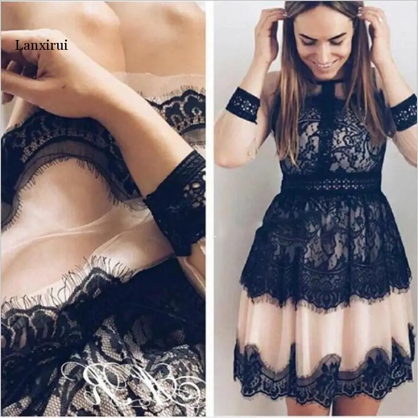 Spring Autumn Lace Dress Hollow Out Women Long Sleeve Elastic Waist Floral Crochet Casual Lace Dress Femininas Vestidos
Spring Autumn Lace Dress Hollow Out Women Long Sleeve Elastic Waist Floral Crochet Casual Lace Dress Femininas Vestidos