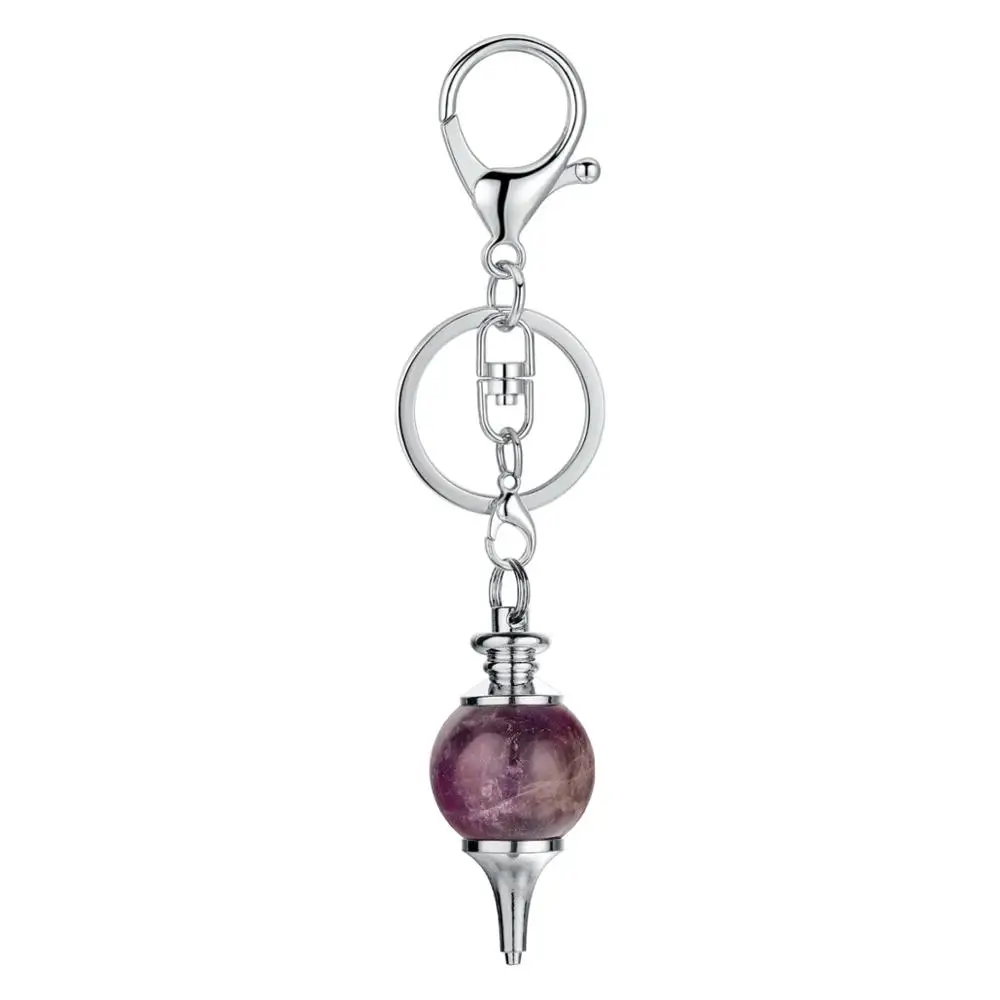 Ashmita Natural Stone Pendant Keychain 18MM Crystal Sphere Pendulum Key chain ring Car for women men 
Ashmita Natural Stone Pendant Keychain 18MM Crystal Sphere Pendulum Key chain ring Car for women men