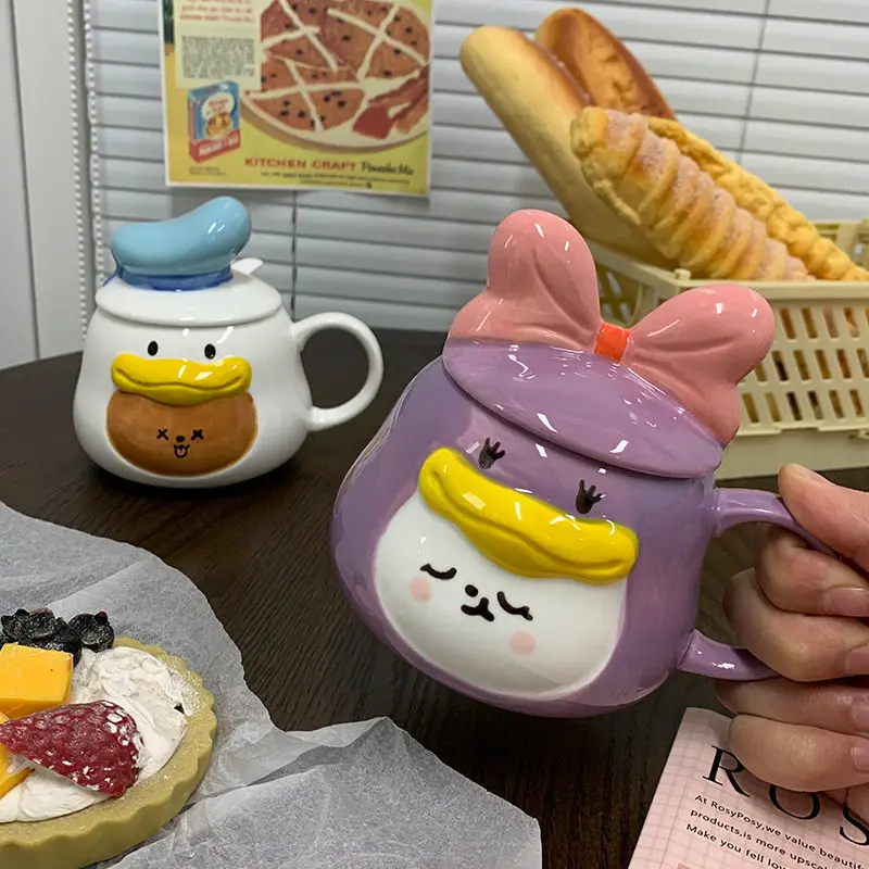Creative Ceramic Cup with Lid for Girls Home with Spoon Large Capacity Couple Milk Cup Office Drinking Mug
Creative Ceramic Cup with Lid for Girls Home with Spoon Large Capacity Couple Milk Cup Office Drinking Mug