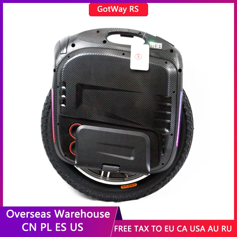 Insock Gotway RS Electric Unicycle Monowheel One Wheel Scooter 2600W Shaftless Motor 100V/1800WH Overseas warehouse delivery
Insock Gotway RS Electric Unicycle Monowheel One Wheel Scooter 2600W Shaftless Motor 100V/1800WH Overseas warehouse delivery