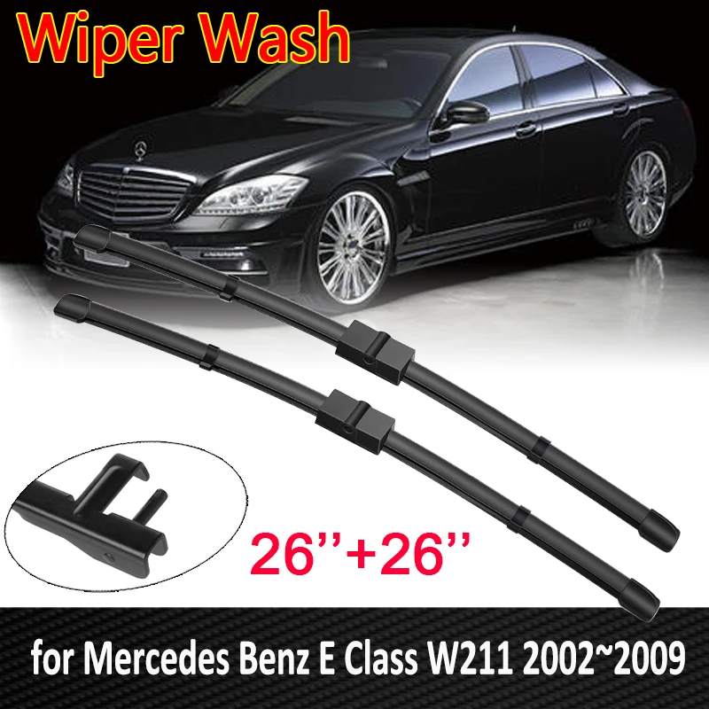 Car Wiper Blade for Mercedes Benz E Class W211 2002~2009 Windshield E200 E250 E270 E280 E300 E320 E350 E400 E420 E450 E500 | Автомобили и
