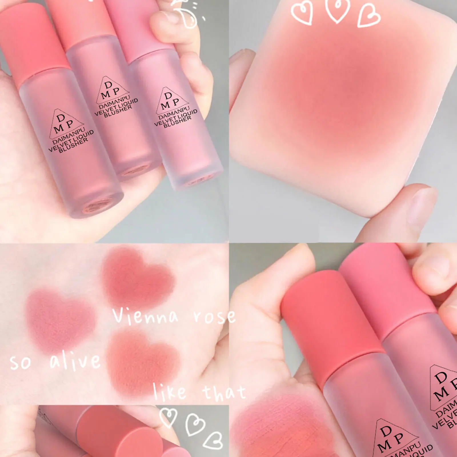 1Pcs Liquid Blush Velvet Matte Blusher Facial Pigment Lasting Natural Cheek Blush Face Contour Brightens Makeup Cosmetics
1Pcs Liquid Blush Velvet Matte Blusher Facial Pigment Lasting Natural Cheek Blush Face Contour Brightens Makeup Cosmetics