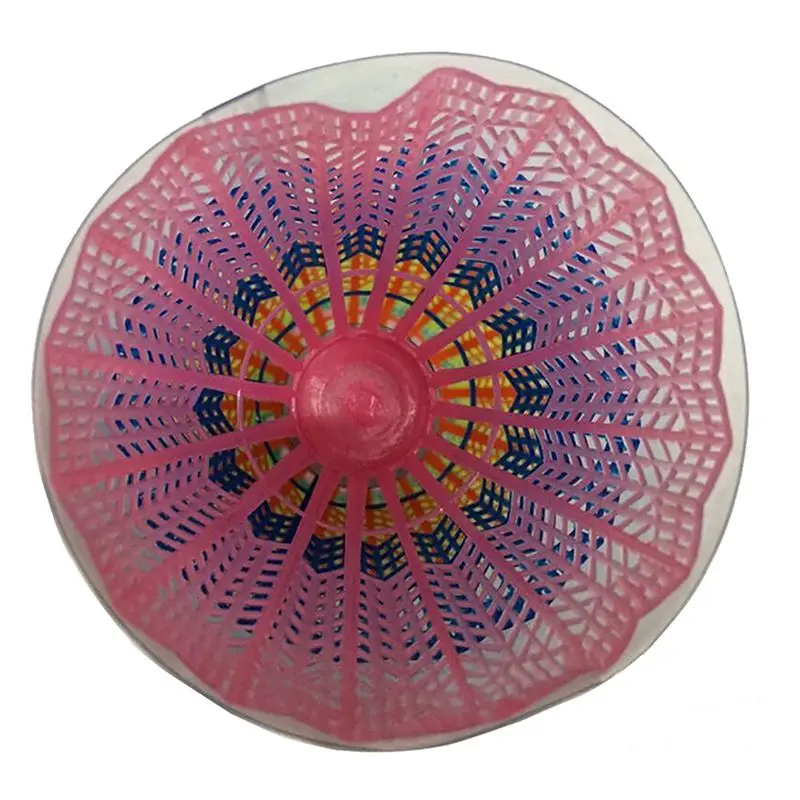 12 шт. цветной пластиковый Портативный прочный тренировочный мяч для бадминтона