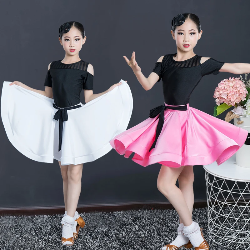 

2020 new children's Latin dance dress girls Ballroom practice clothes rumba Salsa Tango/Cha Cha Samba Competition Constume
