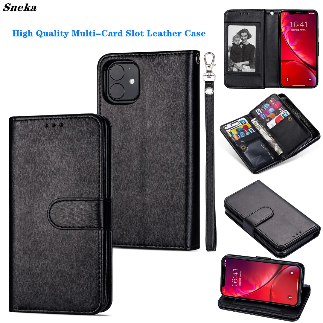Flip Wallet Case for iPhone 11 Pro Max XR XS X SE 2020 6 7 8 Plus Multi-card Slot Leather Cover Kickstand Solid Color Phone Capa
Flip Wallet Case for iPhone 11 Pro Max XR XS X SE 2020 6 7 8 Plus Multi-card Slot Leather Cover Kickstand Solid Color Phone Capa